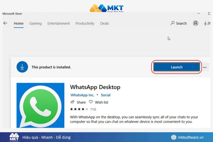 Chọn Launch để hoàn thành quá trình cài đặt Chọn Launch để hoàn thành quá trình cài đặt