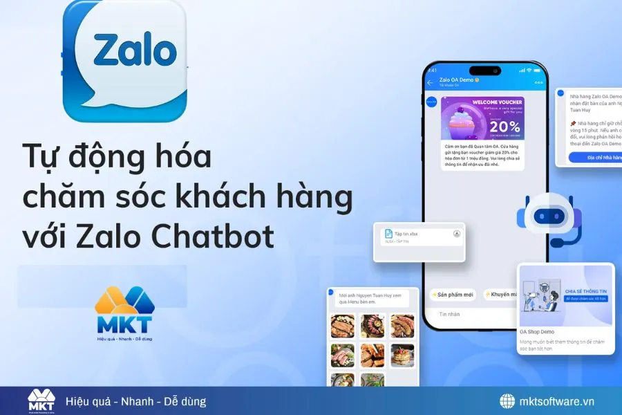 Chatbot Zalo – Tự động nhắn tin, tư vấn, hỗ trợ khách hàng tiềm năng