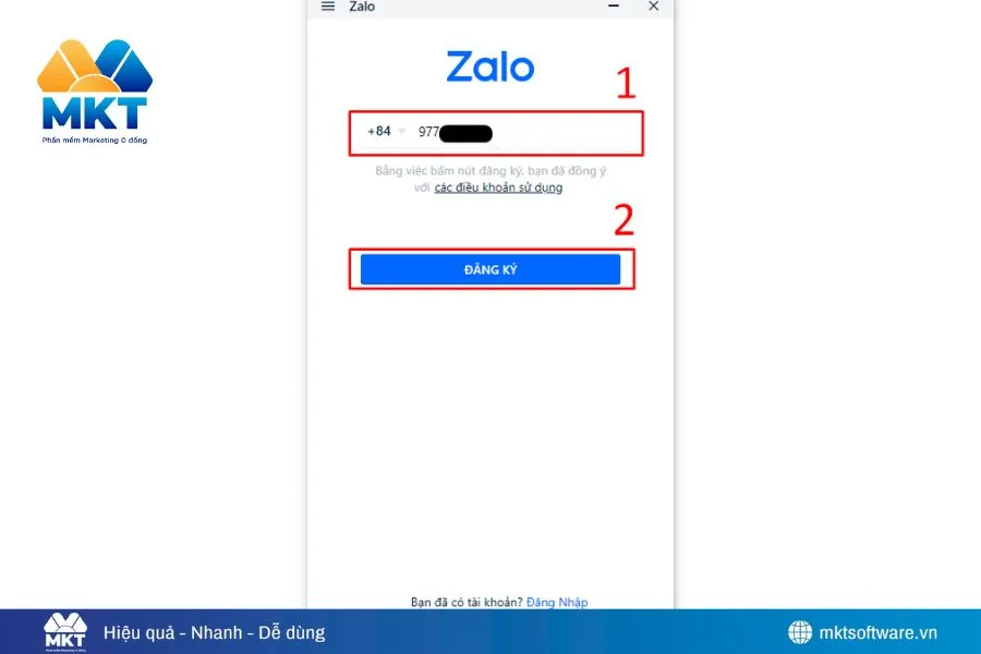 Hướng dẫn đăng ký Zalo trên máy tính chi tiết từ A-Z