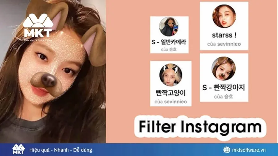 Filter Instagram Mặt Nạ Đẹp - Cách Dùng Và Tạo Filter Lấp Lánh