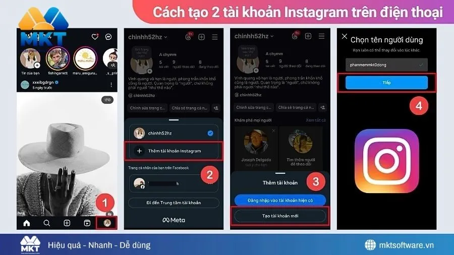 Cách Tạo 2 Tài Khoản Instagram Trên Điện Thoại 2026: Hướng Dẫn Đầy Đủ Từ A-Z
