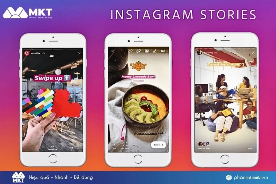 Đăng story Instagram