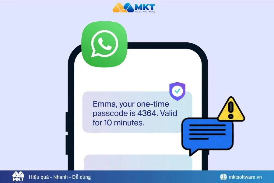 Nhập sai mã vùng hoặc số điện thoại sẽ không nhận được mã xác nhận từ WhatsApp