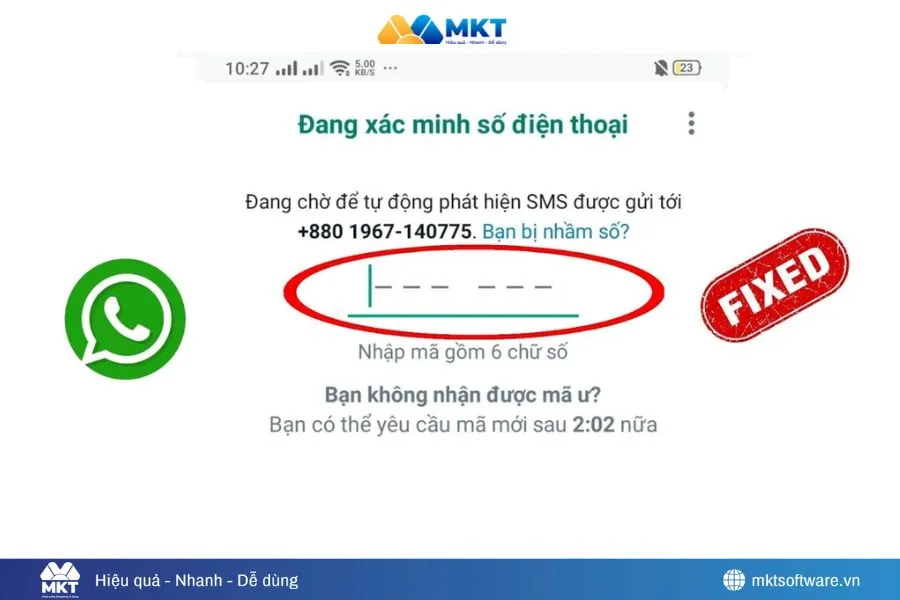 Khi dùng SIM quốc tế hoặc đi du lịch nước ngoài sẽ không nhận được mã OTP từ WhatsApp