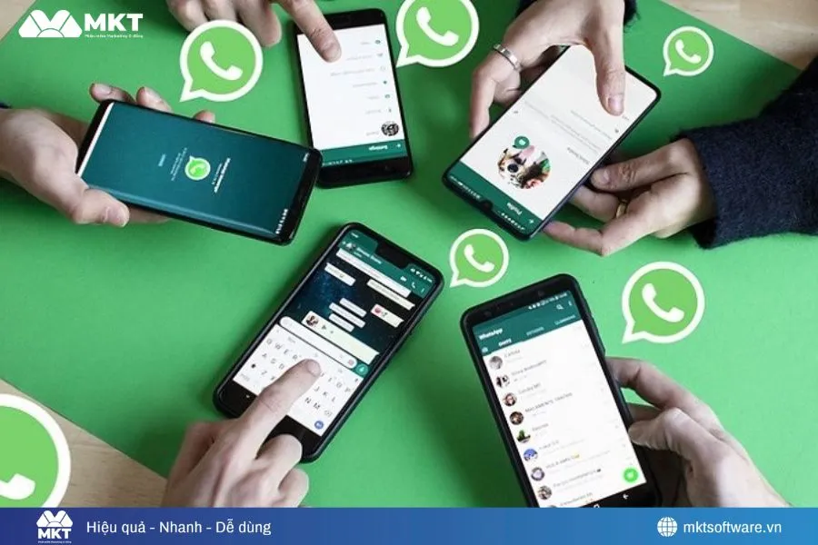 WhatsApp dùng để liên lạc quốc tế và làm việc trong môi trường yêu cầu tính bảo mật