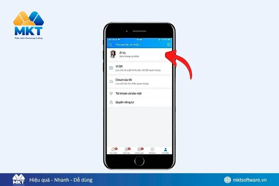 Hướng dẫn cách đổi ảnh đại diện Zalo trên điện thoại