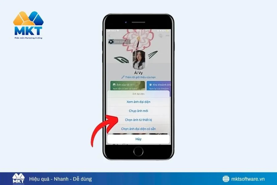 Hướng dẫn cách đổi ảnh đại diện Zalo trên điện thoại