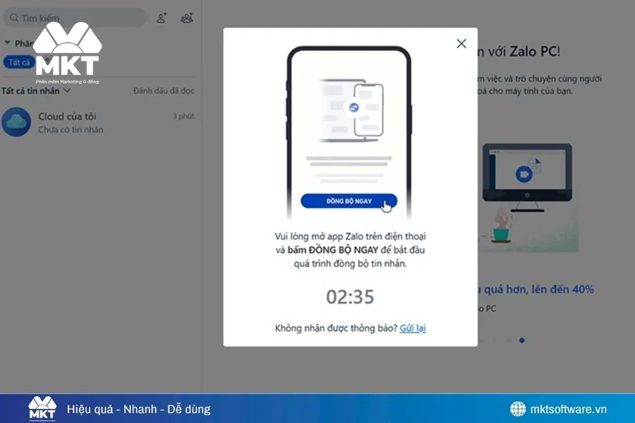 Cách đồng bộ Zalo giữa điện thoại và máy tính