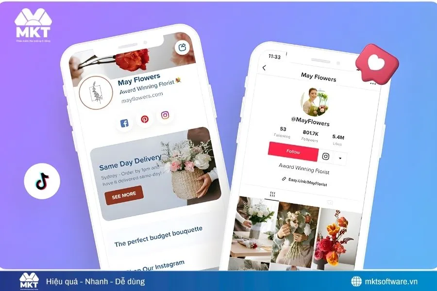 Lợi ích khi gắn link bio trên TikTok