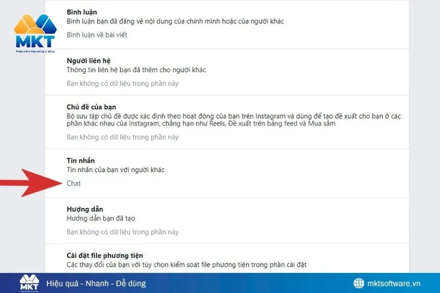 Cách khôi phục tin nhắn trên Instagram bằng tính năng tải dữ liệu