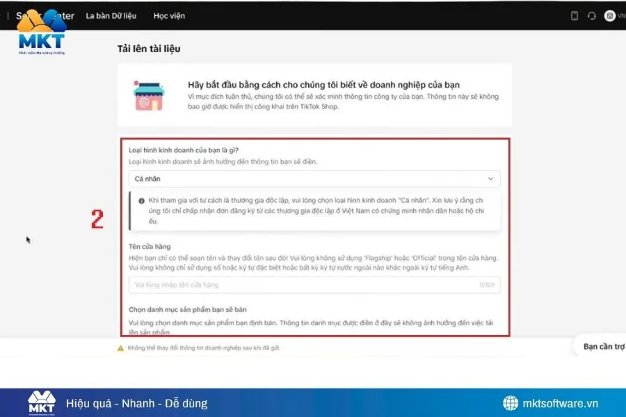 Hướng dẫn cách lập Tiktok Shop chi tiết