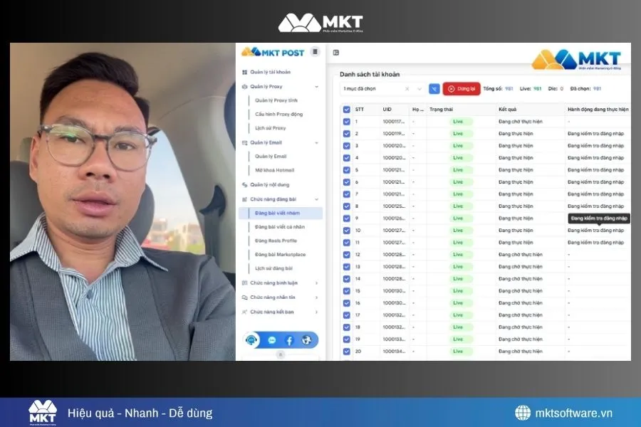 Cách MKT Software Giúp Nhân Viên BĐS Tiết Kiệm 90% Thời Gian & X10 Hiệu Suất Đăng Bài