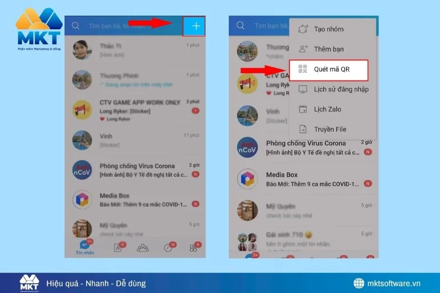 Kết bạn bằng mã QR