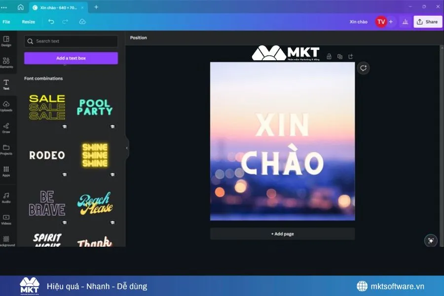 Tạo ảnh trên Canva với 4 bước đơn giản