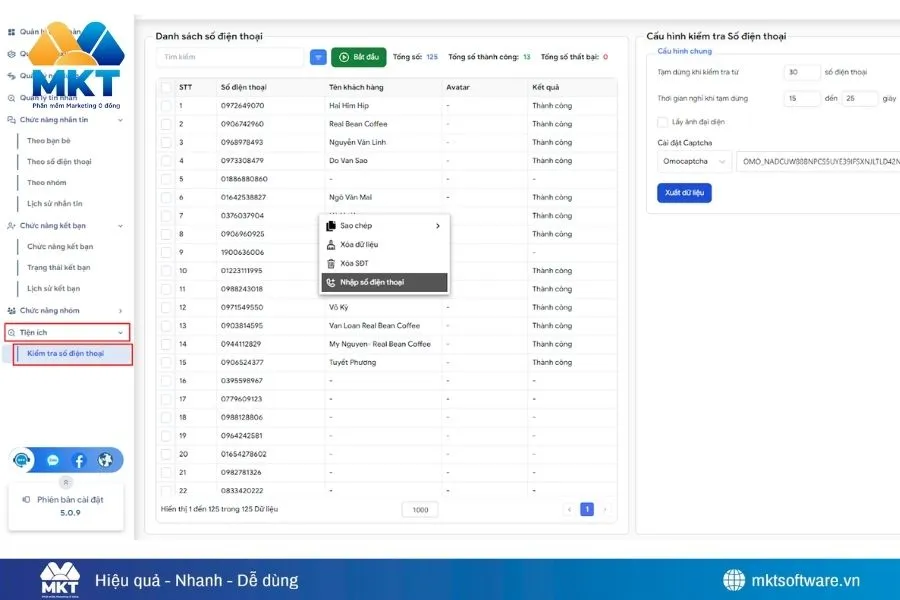 Kiểm tra số điện thoại có sử dụng Zalo hay không?