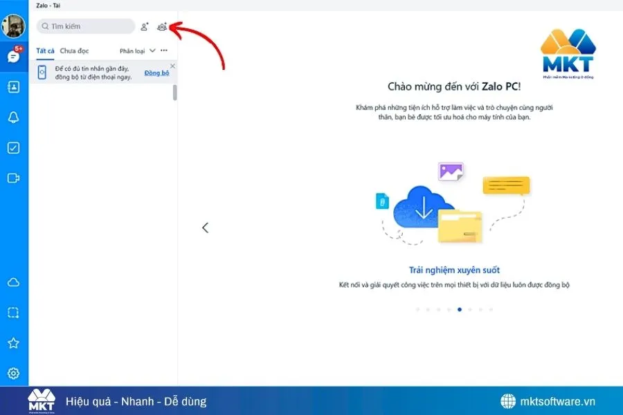 Cách tạo nhóm trên Zalo PC