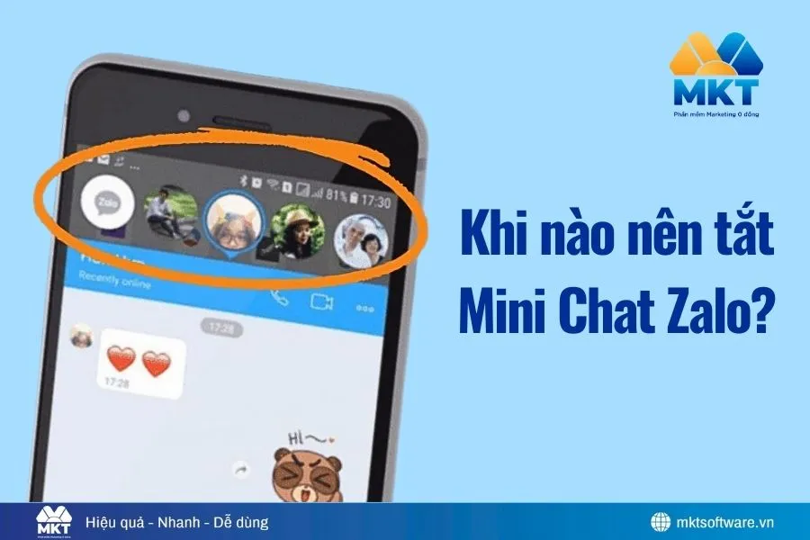 Khi nào bạn nên tắt Mini Chat Zalo?