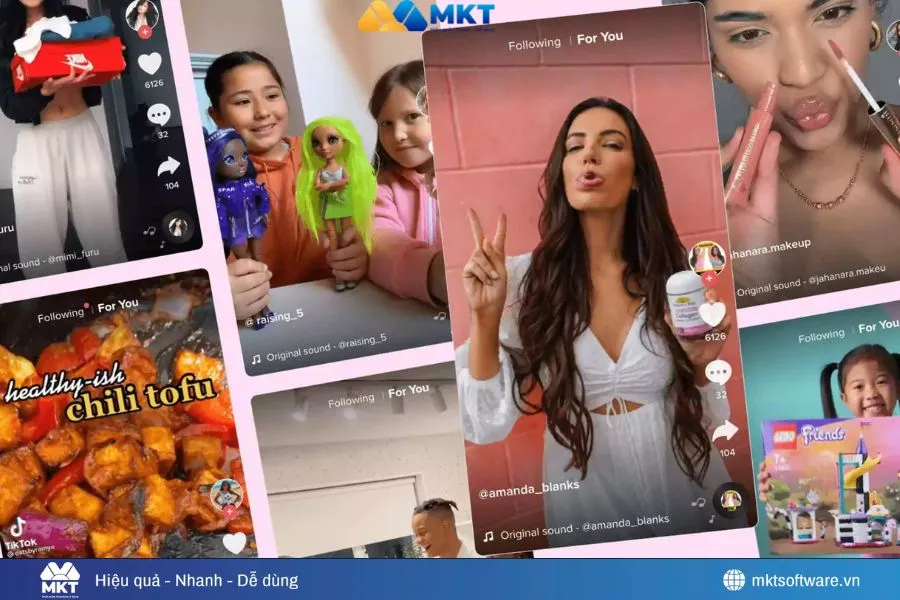 TikTok nổi bật với ưu điểm dễ tiếp cận người dùng mới và content sáng tạo đa dạng