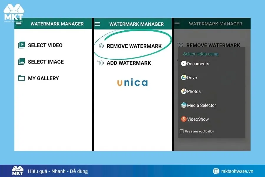 Xoá logo Tiktok bằng App Remove & Add Watermark