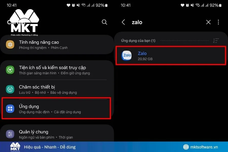 Xóa bộ nhớ đệm (cache) của Zalo 