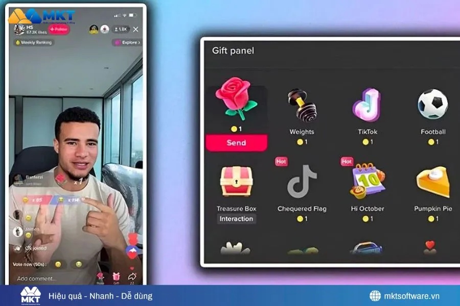 Livestream thu hút, giữ chân người xem sẽ nhận được nhiều quà