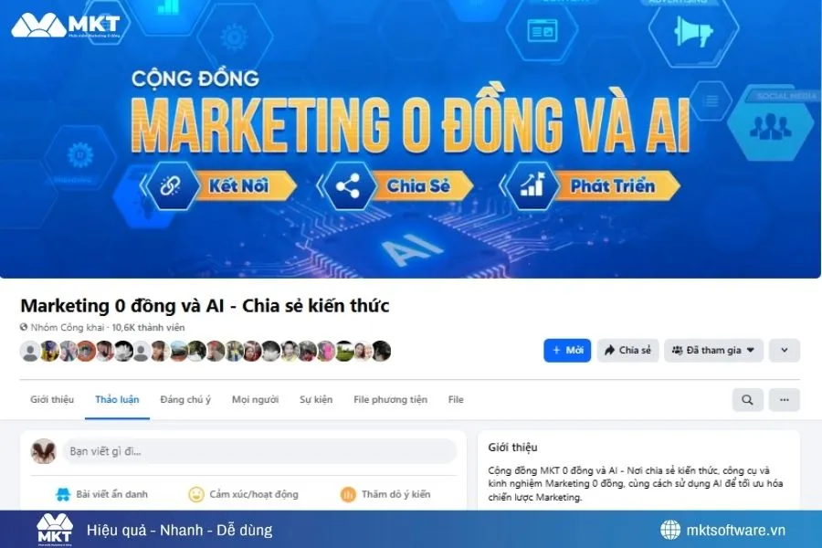 MKT Software chia sẻ mẹo sử dụng sản phẩm, tin tức công nghệ lên group