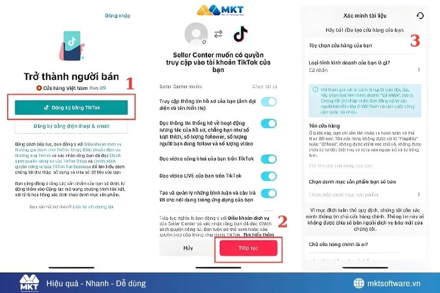 Cách cài đặt Tiktok Shop trên điện thoại bằng tài khoản cá nhân