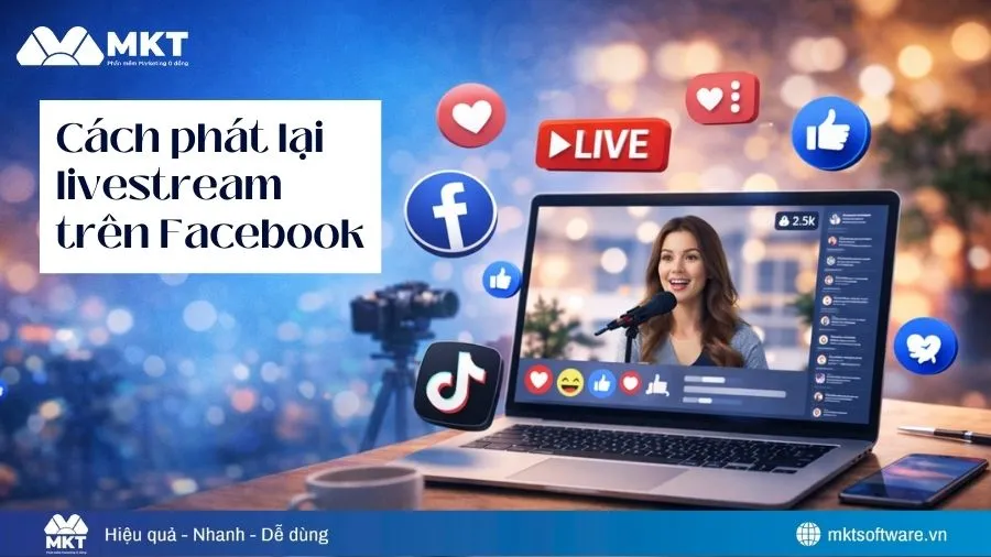 Cách phát lại livestream trên Facebook mới nhất chỉ 5 bước