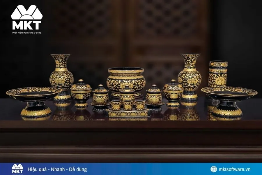 Vật phẩm thờ cúng dịp cuối năm.