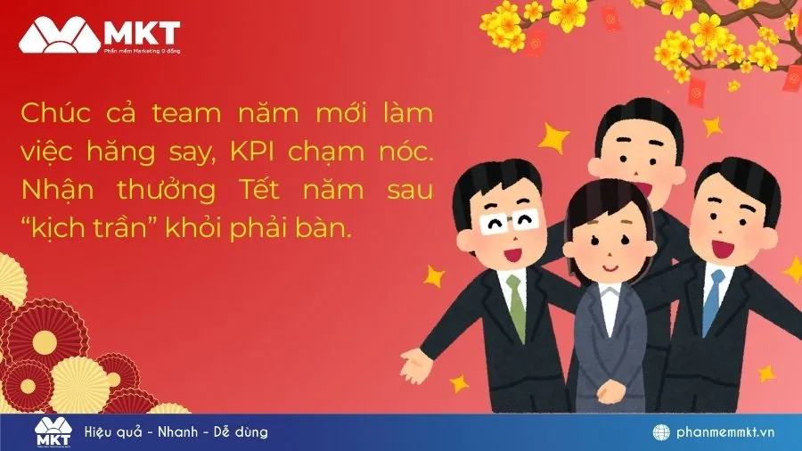 STT chúc mừng năm mới sếp và đồng nghiệp